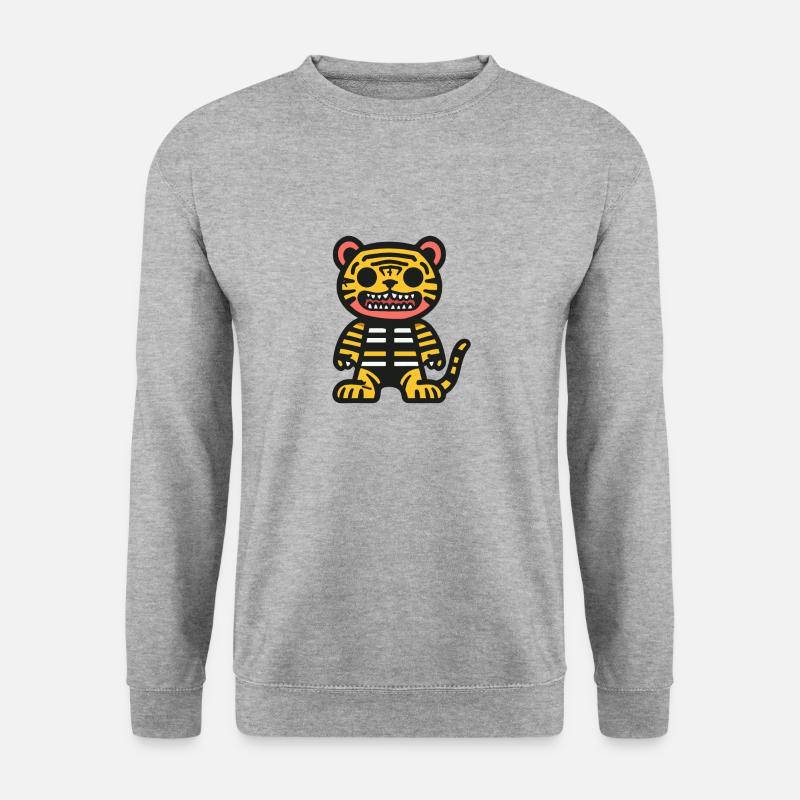 Tiger Halloween Comic Funny - Unisex Sweatshirt - salt & pepper
