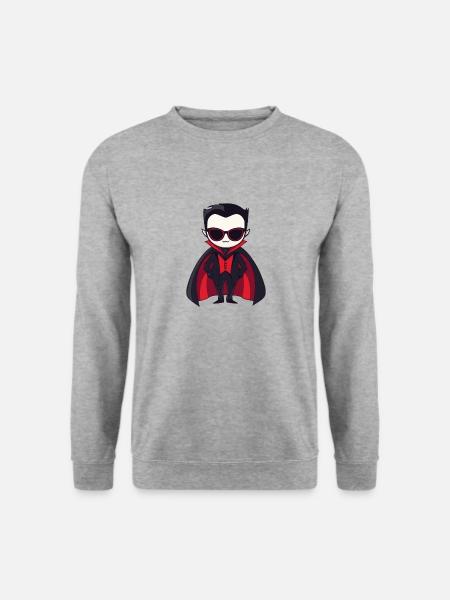 Vampire Halloween Cool - Sweat-shirt Unisexe - gris chiné