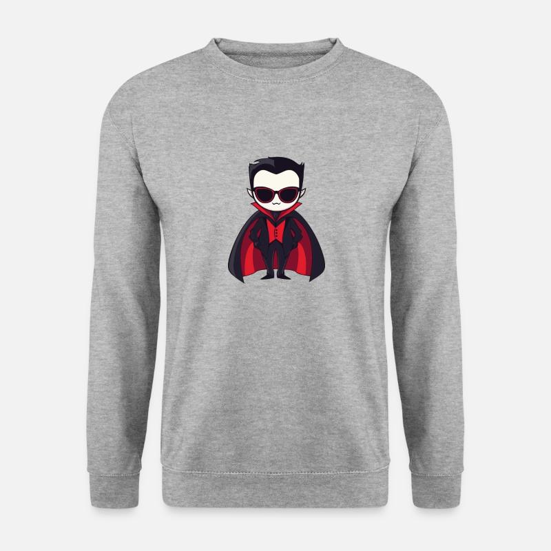 Vampire Halloween Cool - Sweat-shirt Unisexe - gris chiné