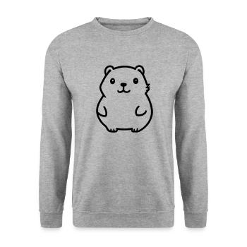 Marmot - Unisex Sweatshirt - salt & pepper - Front - Alina (178cm) & Michal (187cm)