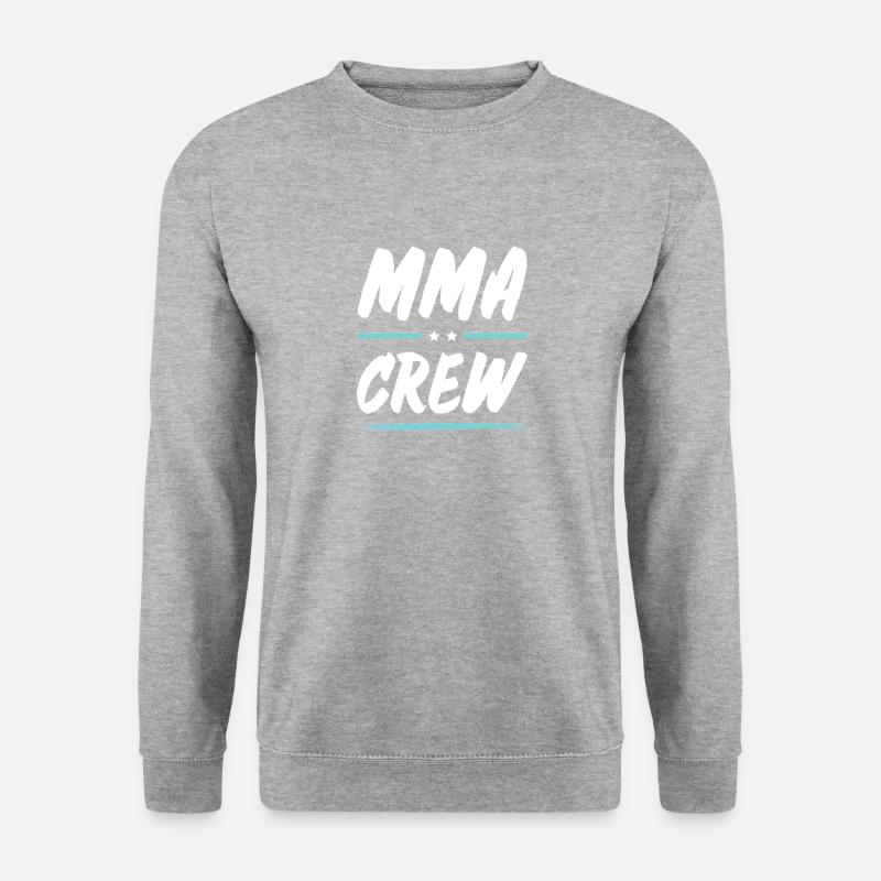 Mma Crew - Unisex Pullover - Weißgrau meliert