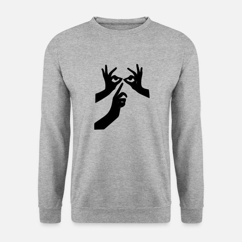 Cool - Unisex Pullover - Weißgrau meliert