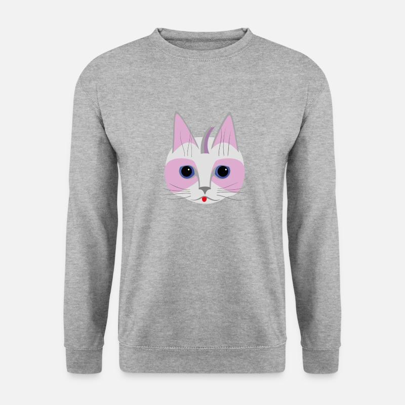 Kitty Lotta, portrait - Unisex Sweatshirt - salt & pepper