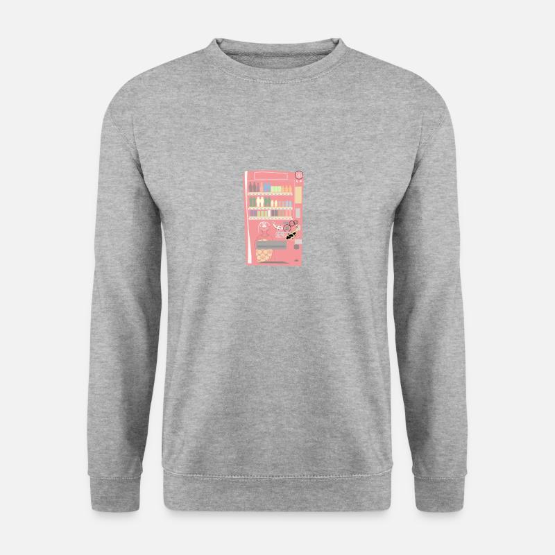 vendingmachine - Unisex Pullover - Weißgrau meliert