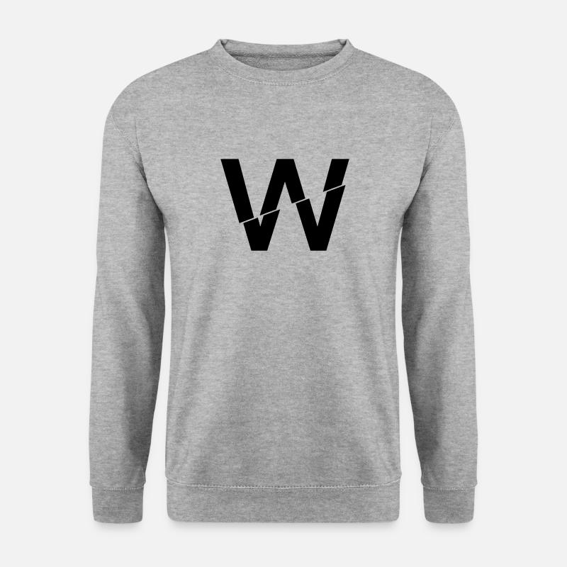 W broken - Unisex Sweatshirt - salt & pepper