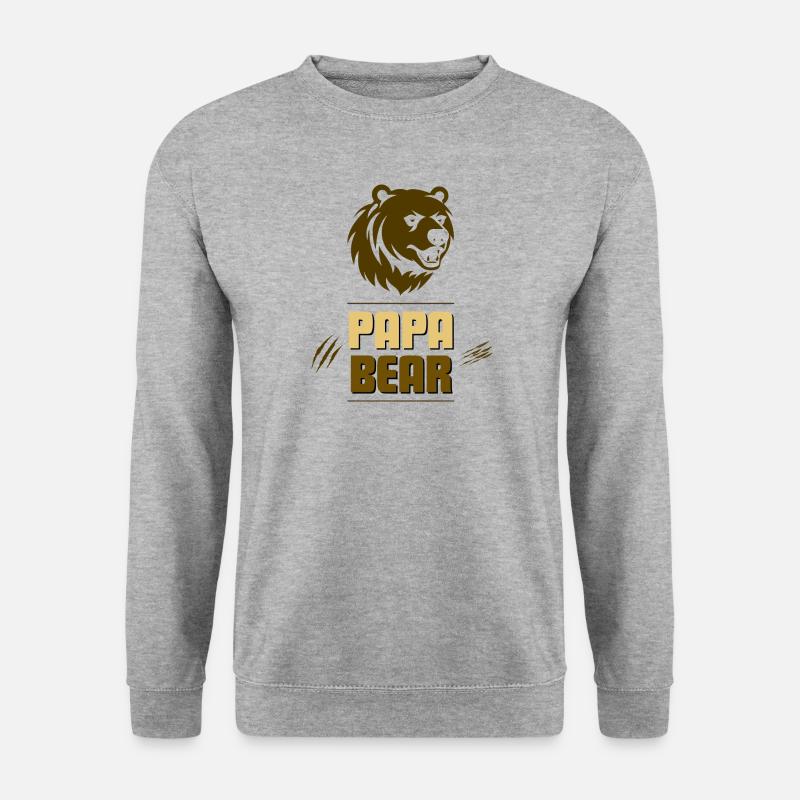 Papa Bear! - Unisex Sweatshirt - salt & pepper