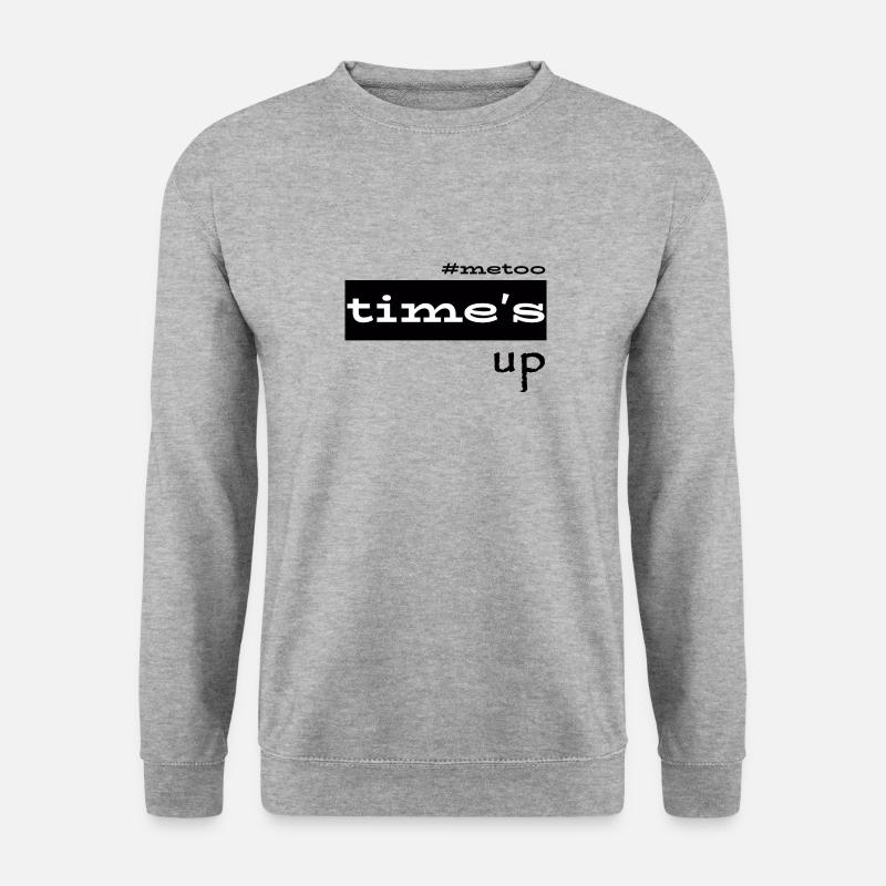 # metoo - Unisex Pullover - Weißgrau meliert