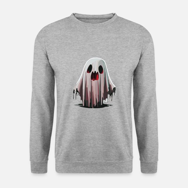 Scary Ghost / Halloween - Unisex Sweatshirt - salt & pepper