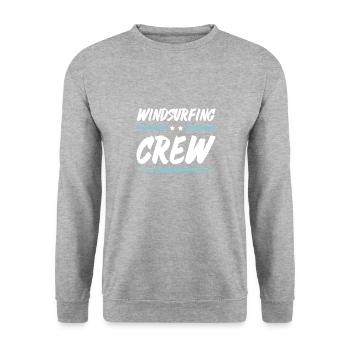 Équipage de planche à voile - Sweat-shirt Unisexe - gris chiné - Devant - Alina (178cm) & Michal (187cm)