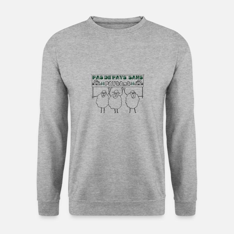 Pas de pays sans paysans - Sweat-shirt Unisexe - gris chiné