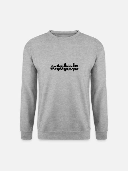 Eindhoven: Meine Stadt, mein Stolz. - Unisex Pullover - Weißgrau meliert