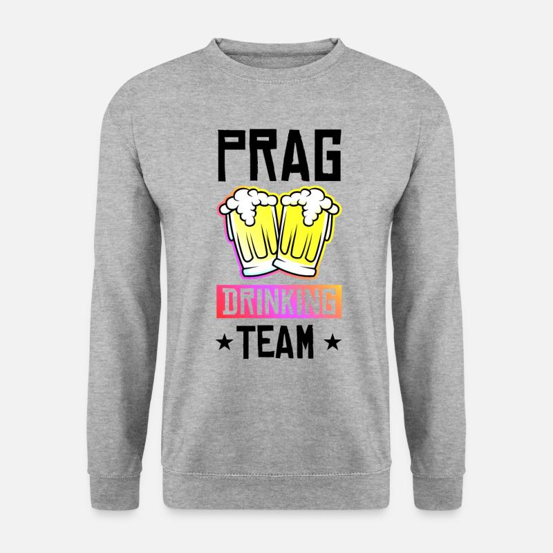 Prague Drinking Team - Unisex Sweatshirt - salt & pepper