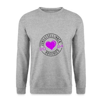 Hen party 2024 - Unisex Sweatshirt - salt & pepper - Front - Alina (178cm) & Michal (187cm)