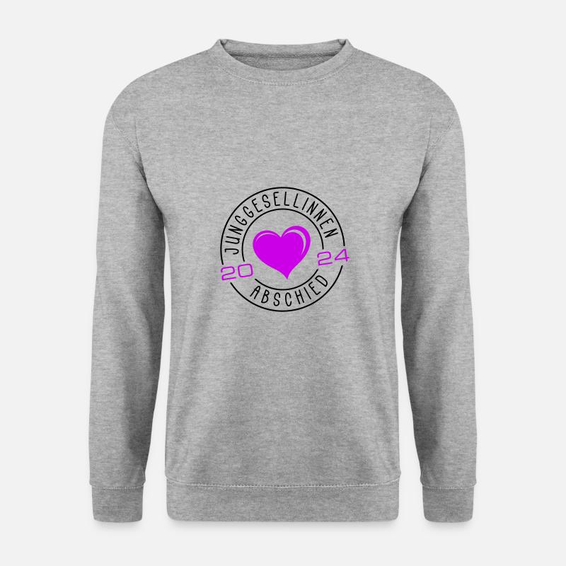 Junggesellinnenabschied 2024 - Unisex Pullover - Weißgrau meliert