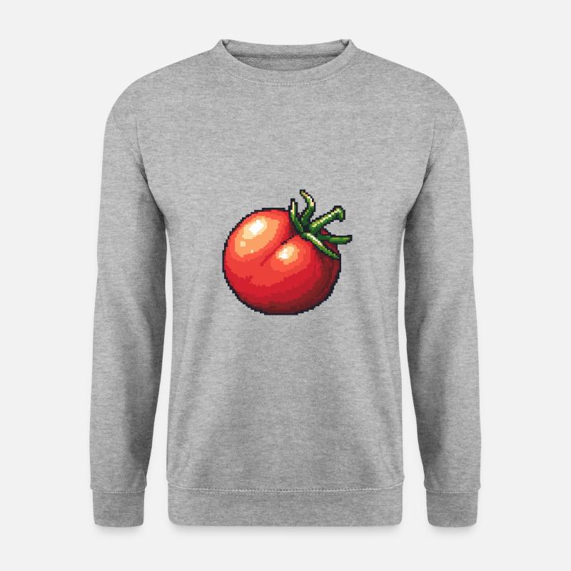 Tomato Pixel Gamer - Unisex Sweatshirt - salt & pepper