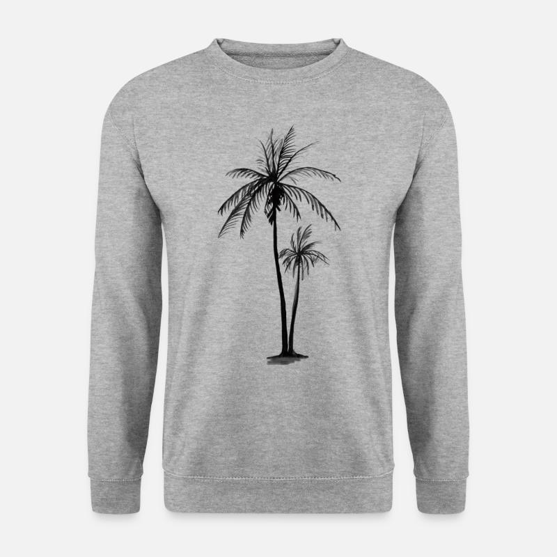 Palm trees - Unisex Sweatshirt - salt & pepper