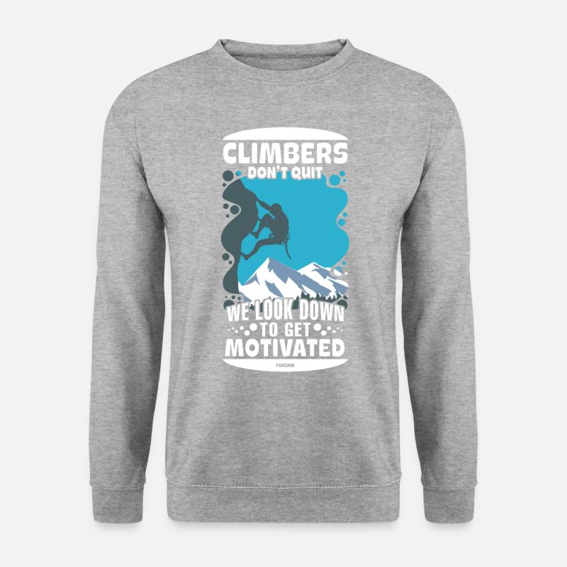 Grimper - Sweat-shirt Unisexe - gris chiné