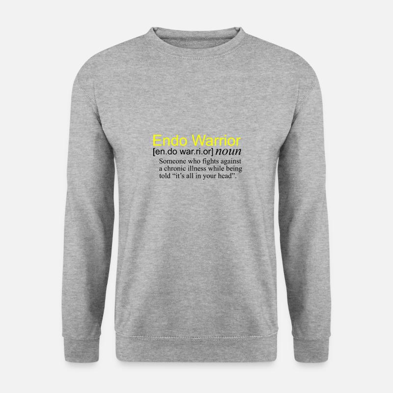 Definition Endo Warrior - Unisex Sweatshirt - salt & pepper
