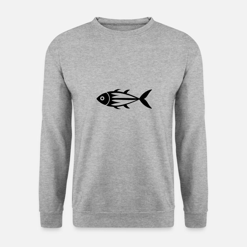 fish - Unisex Sweatshirt - salt & pepper