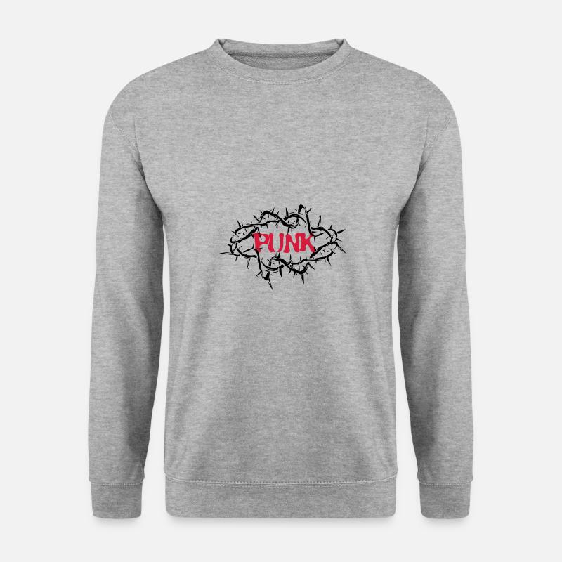 Punks Not Dead - Unisex Sweatshirt - salt & pepper