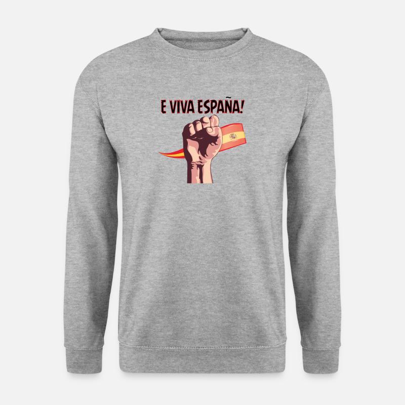 espana 2 - Unisex Pullover - Weißgrau meliert