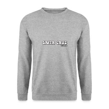 Santa Cruz Californie Coucher de soleil 70s 80s - Sweat-shirt Unisexe - gris chiné - Devant - Alina (178cm) & Michal (187cm)