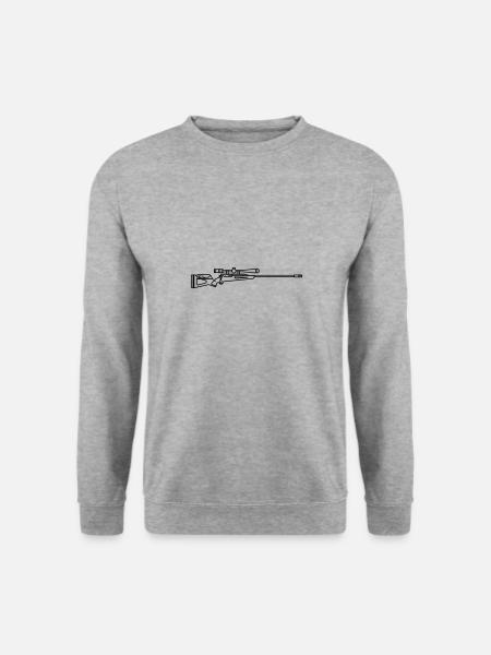Sniper Shotgun - Unisex Sweatshirt - salt & pepper