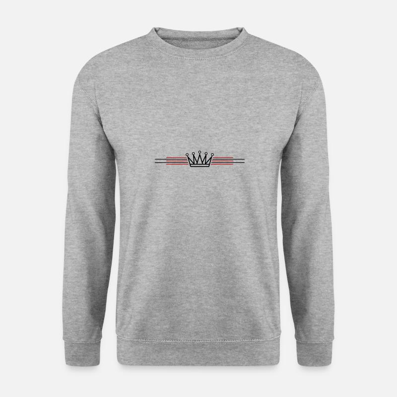 Crown Icon - Unisex Sweatshirt - salt & pepper