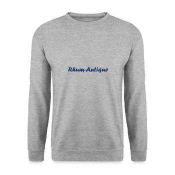 Rhum - Sweat-shirt Unisexe - gris chiné - Devant - Alina (178cm) & Michal (187cm)