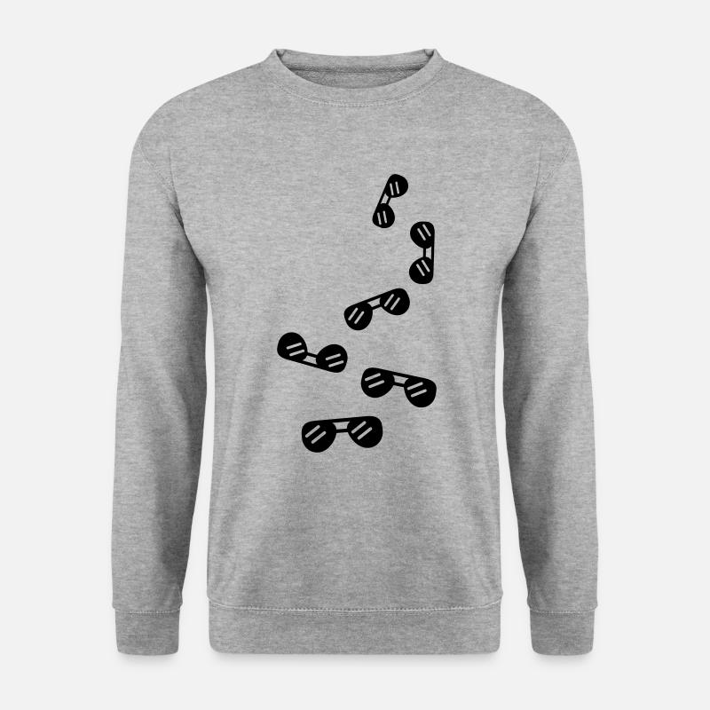 Sunglasses icon - Unisex Sweatshirt - salt & pepper