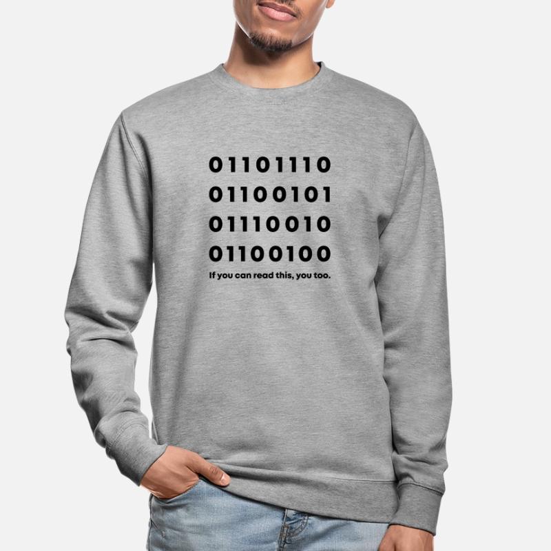 Binary Code Nerd Unisex Sweatshirt
