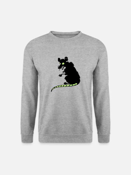 Lousy rat - Unisex Sweatshirt - salt & pepper