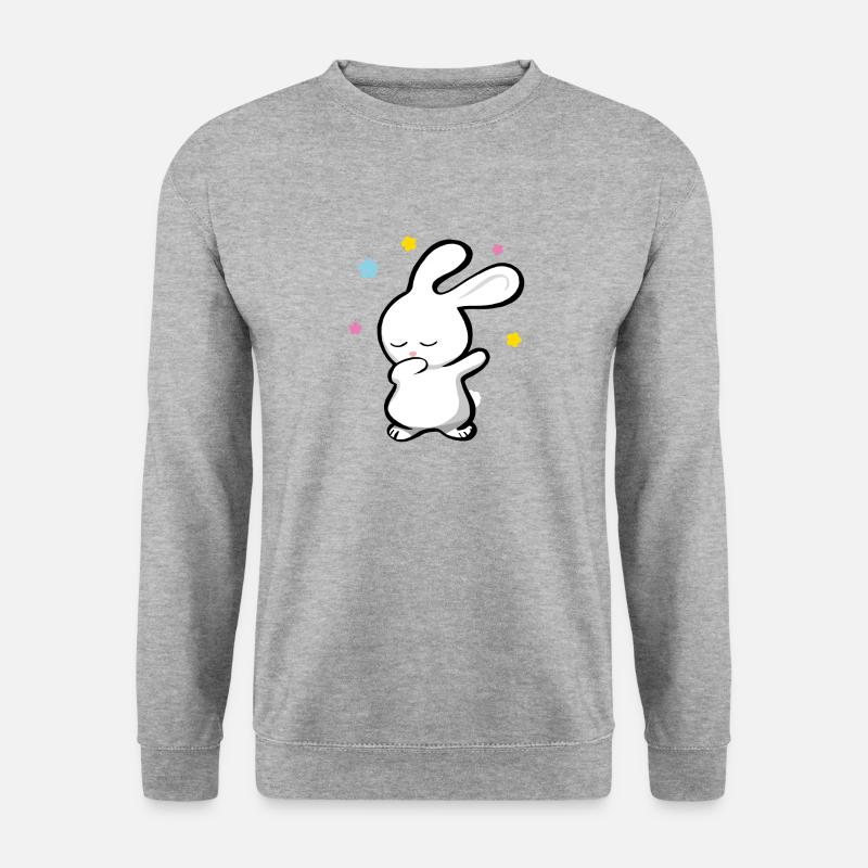 Dabbing Bunny - Unisex Sweatshirt - salt & pepper