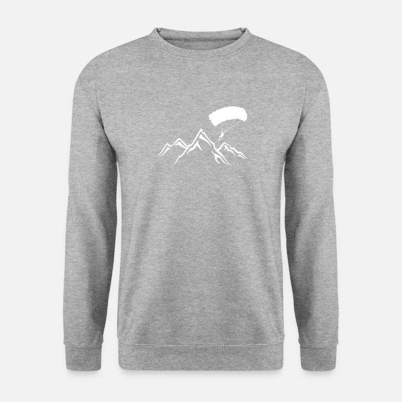 Paragliding - paragliding - paragliding - Unisex Sweatshirt - salt & pepper