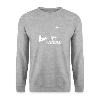 Kitesurfing - Kitesurfing - Kitesurfing - Kiteboarding - Unisex Sweatshirt - salt & pepper - Front - Alina (178cm) & Michal (187cm)