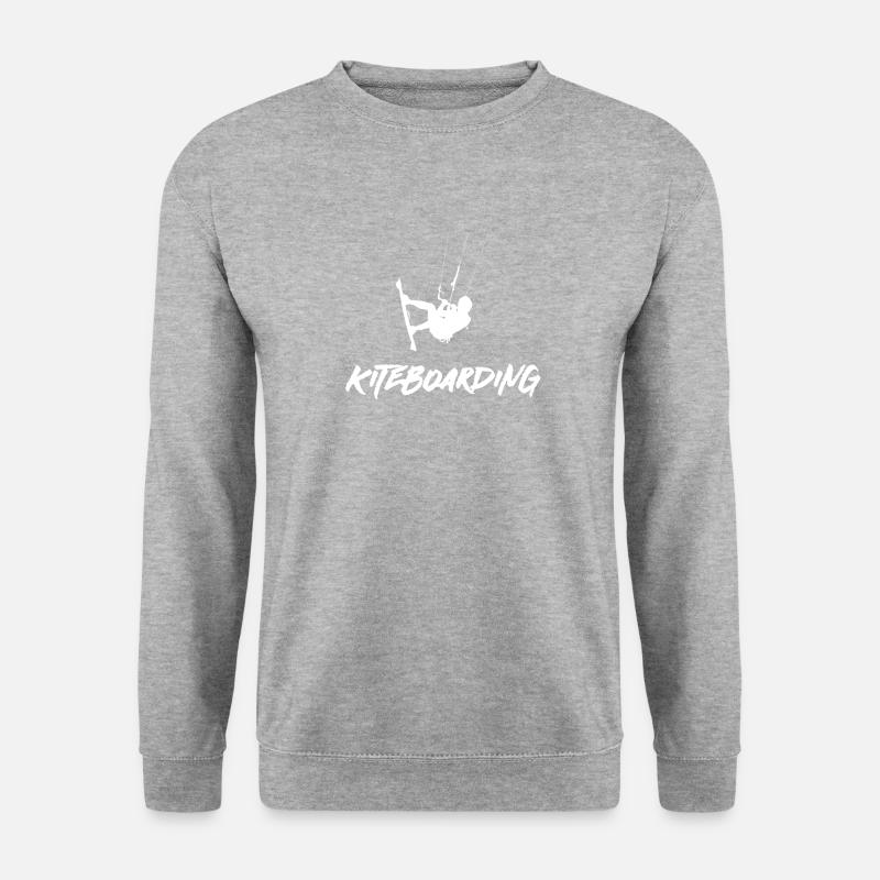 Kitesurf - Kitesurf - Kitesurf - Kitesurf - Sweat-shirt Unisexe - gris chiné