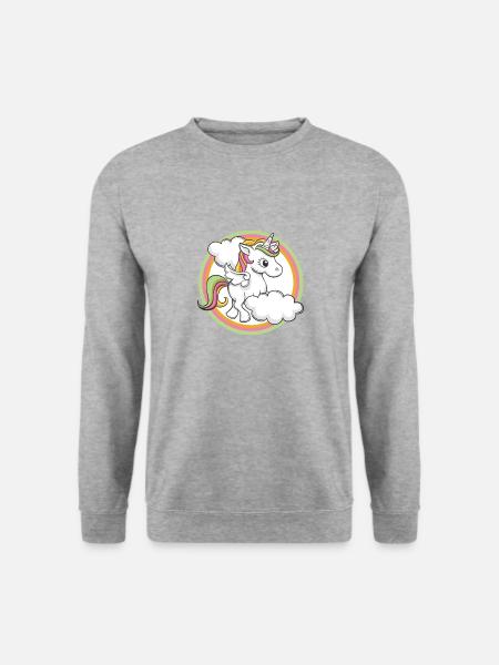Licorne - Licorne - Sweat-shirt Unisexe - gris chiné