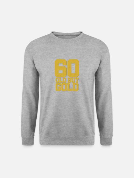 Geburtstag Geburtsjahr Alter Feiern Party Runder - Unisex Pullover - Weißgrau meliert
