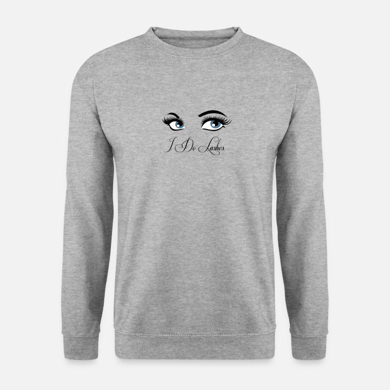 i do lashes - Unisex Sweatshirt - salt & pepper