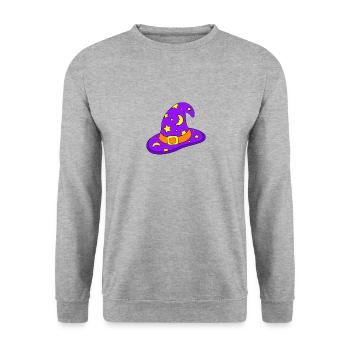 Chapeau magique - Sweat-shirt Unisexe - gris chiné - Devant - Alina (178cm) & Michal (187cm)