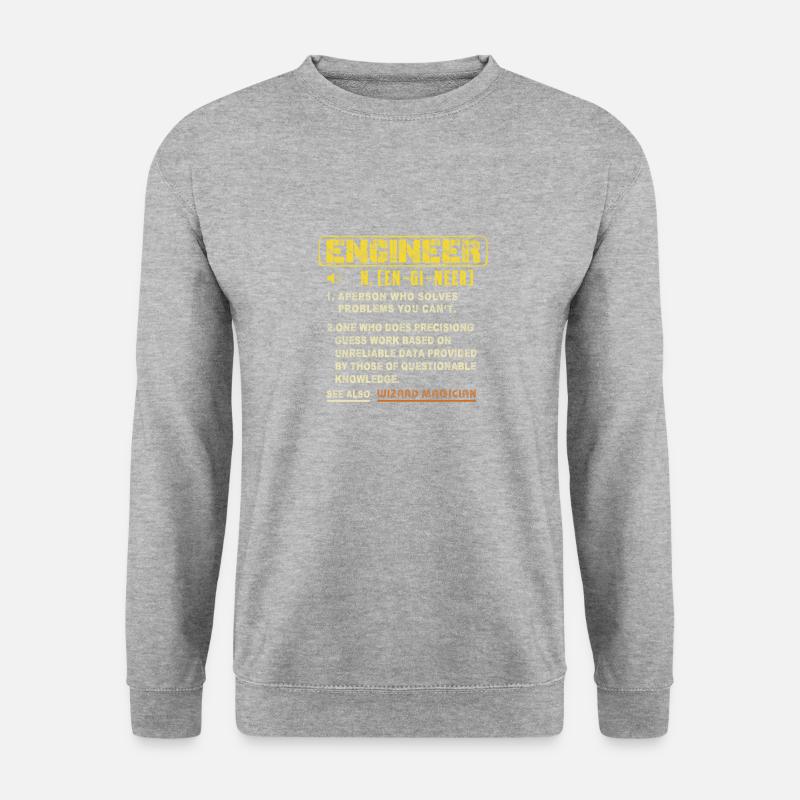 Engineer Wizard - Unisex Sweatshirt - salt & pepper