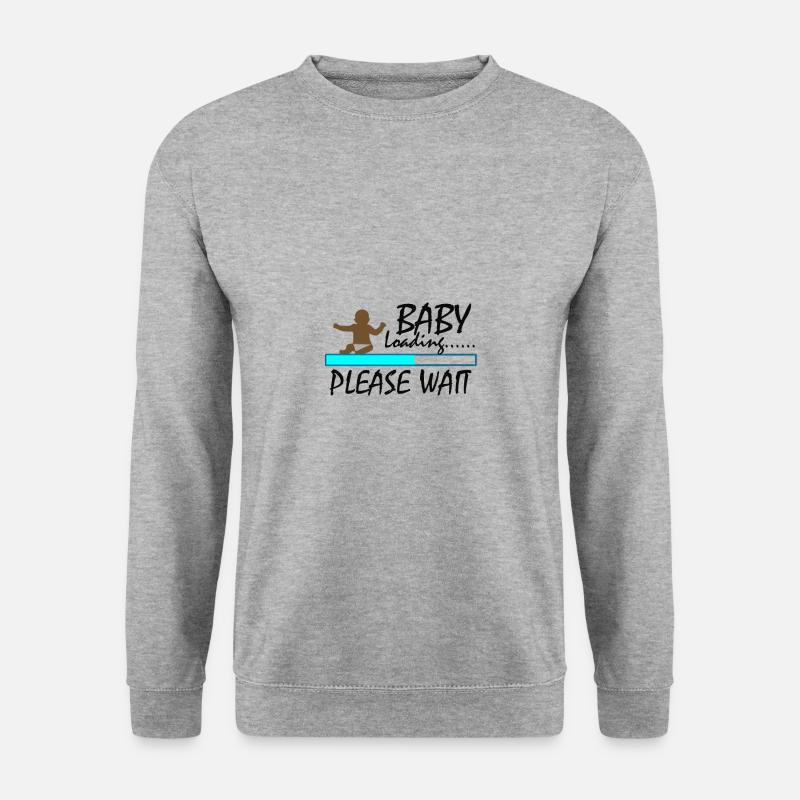 baby loading - Unisex Pullover - Weißgrau meliert