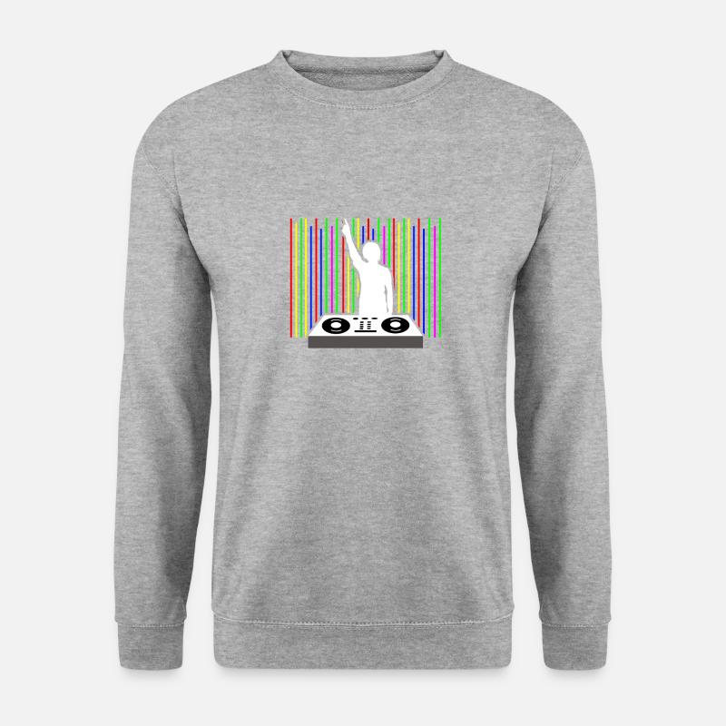 Amazing light DJ music tone - Unisex Sweatshirt - salt & pepper
