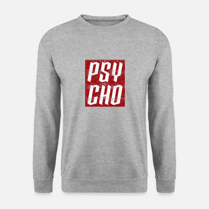 Conception psycho - Sweat-shirt Unisexe - gris chiné