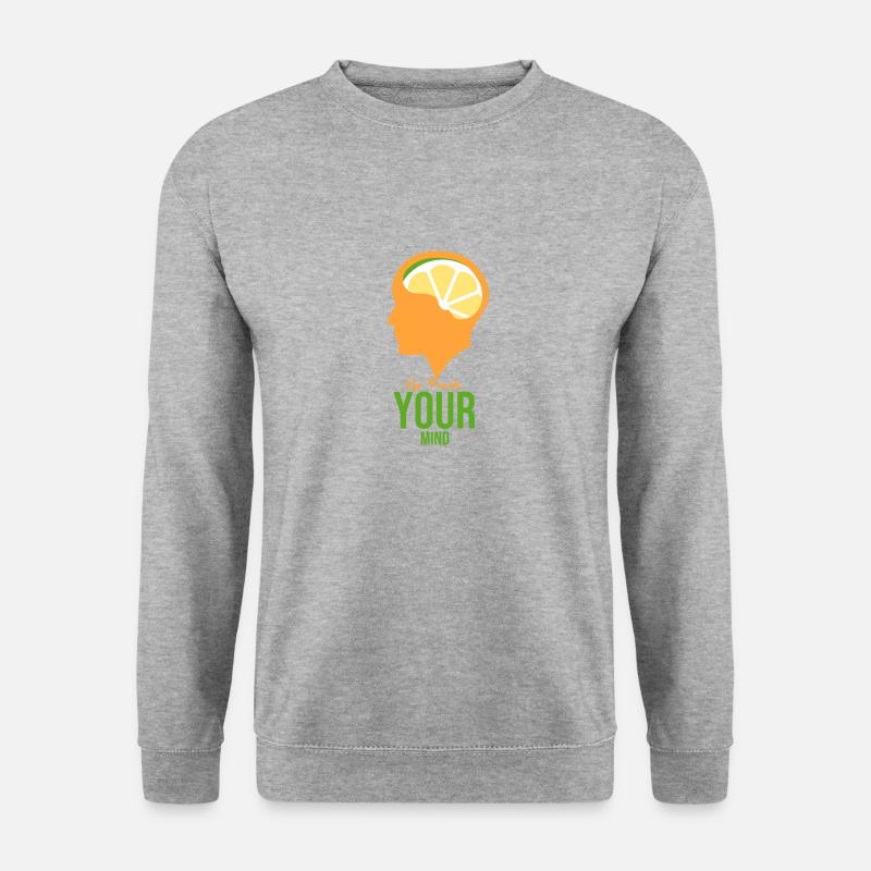 Fresh your mind - Unisex Sweatshirt - salt & pepper