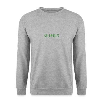 Golf golf golf drôle cadeau - Sweat-shirt Unisexe - gris chiné - Devant - Alina (178cm) & Michal (187cm)