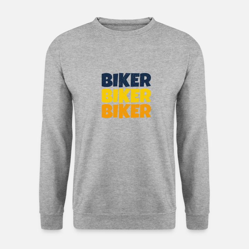 Biker motorcycle - Unisex Sweatshirt - salt & pepper