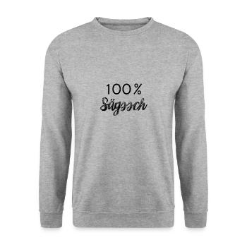 Dresden Allemagne ville motif cadeau - Sweat-shirt Unisexe - gris chiné - Devant - Alina (178cm) & Michal (187cm)