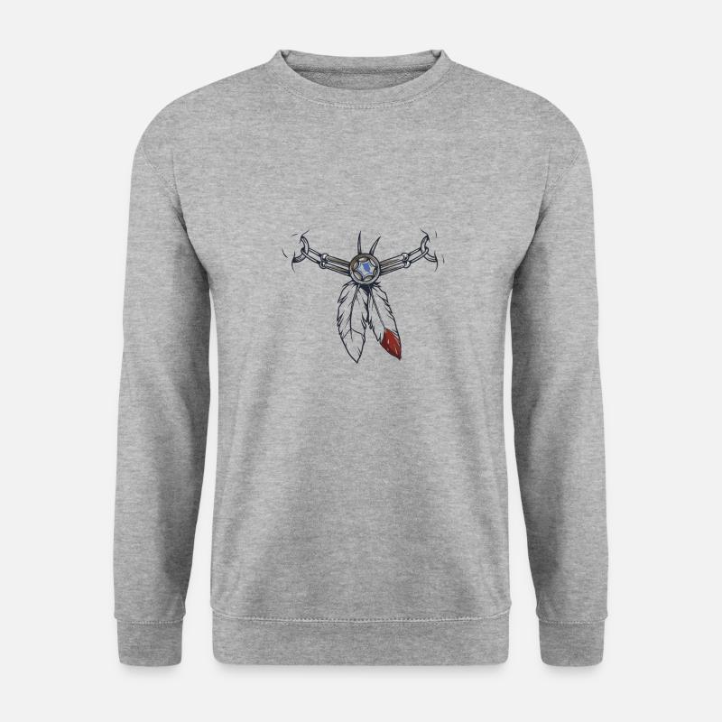 Native Americans GIFT - Unisex Sweatshirt - salt & pepper