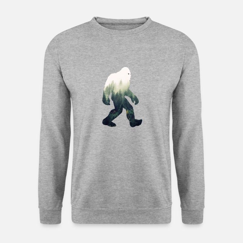 Bigfoot - Unisex Pullover - Weißgrau meliert